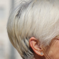 AI web development client testimonial portrait woman